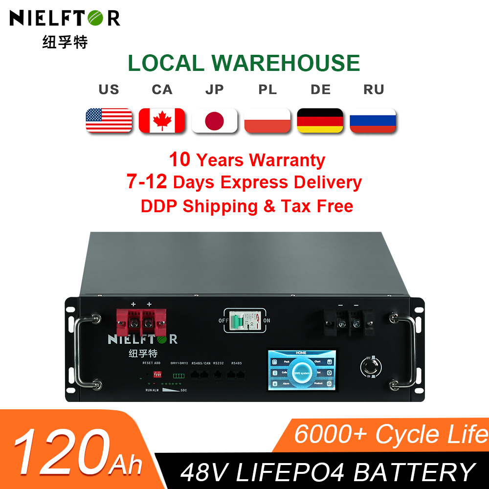 Energy Storage Rack - New 48V 120Ah LiFePo4 Battery Pack