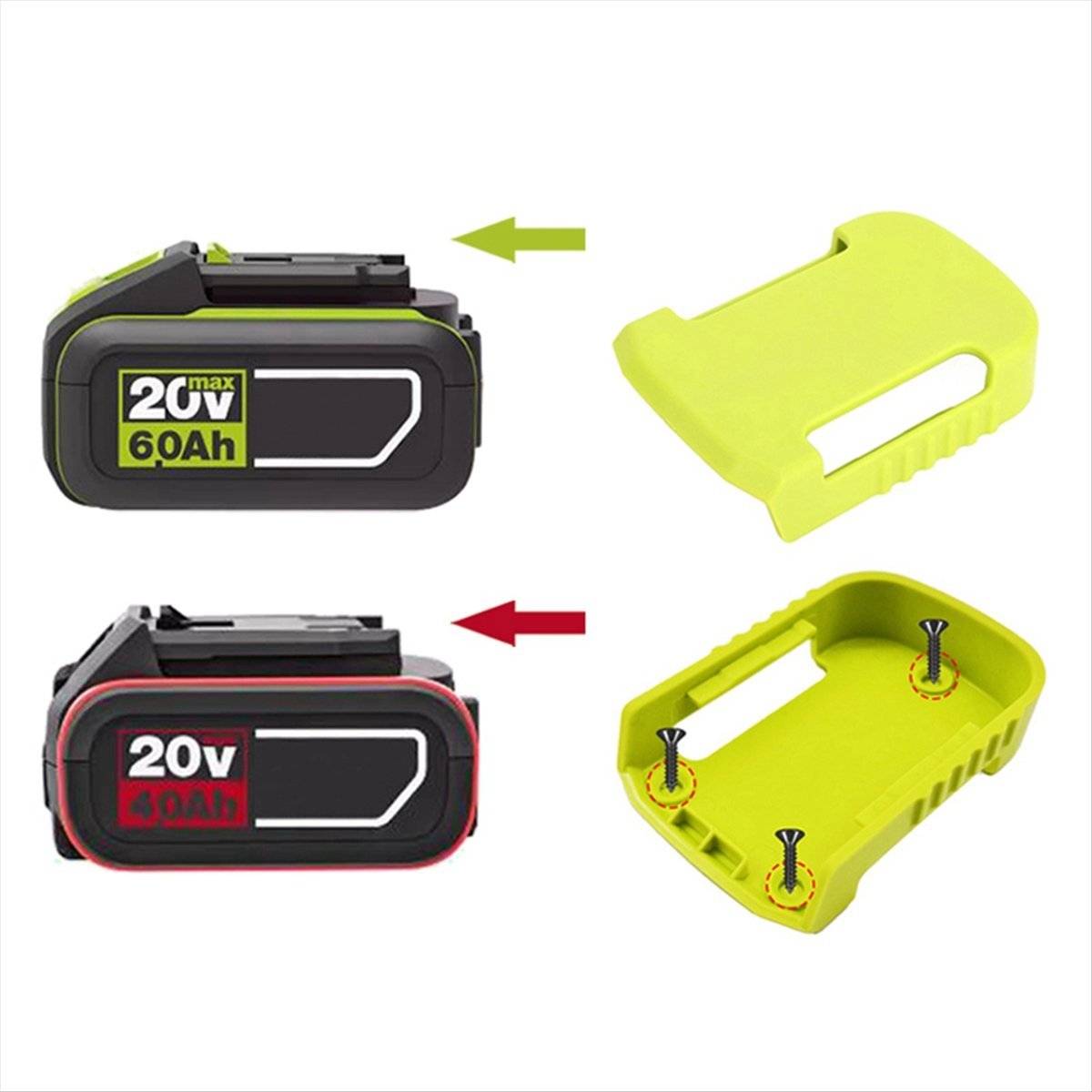 Energy Storage Rack - 5Pcs Battery Storage Rack Case For