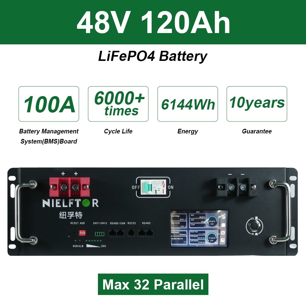 New 48V 120Ah LiFePo4 Battery  - Energy Storage Rack review and price