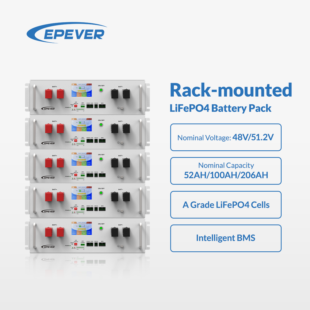 Epever 6000 Cycles 48v 51.2v 5 - Energy Storage Rack review and price