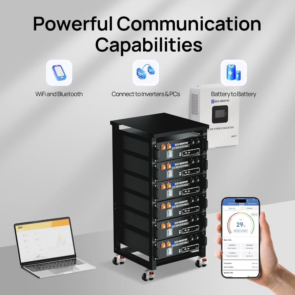 48V 100Ah LiFePO4 Lithium Batt - Energy Storage Rack review and price