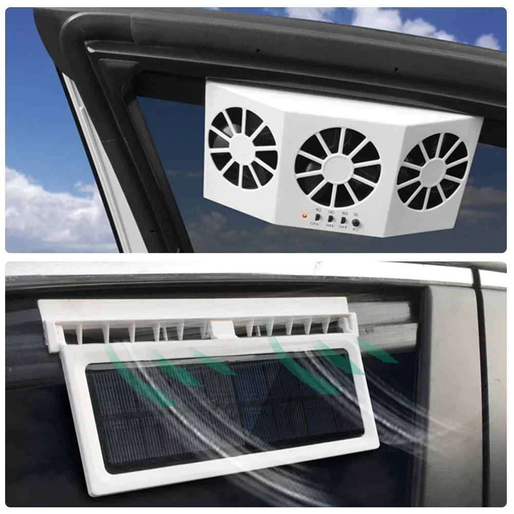 USB Solar Rechargeable Car Exh - Renewable Energy Fan review and price