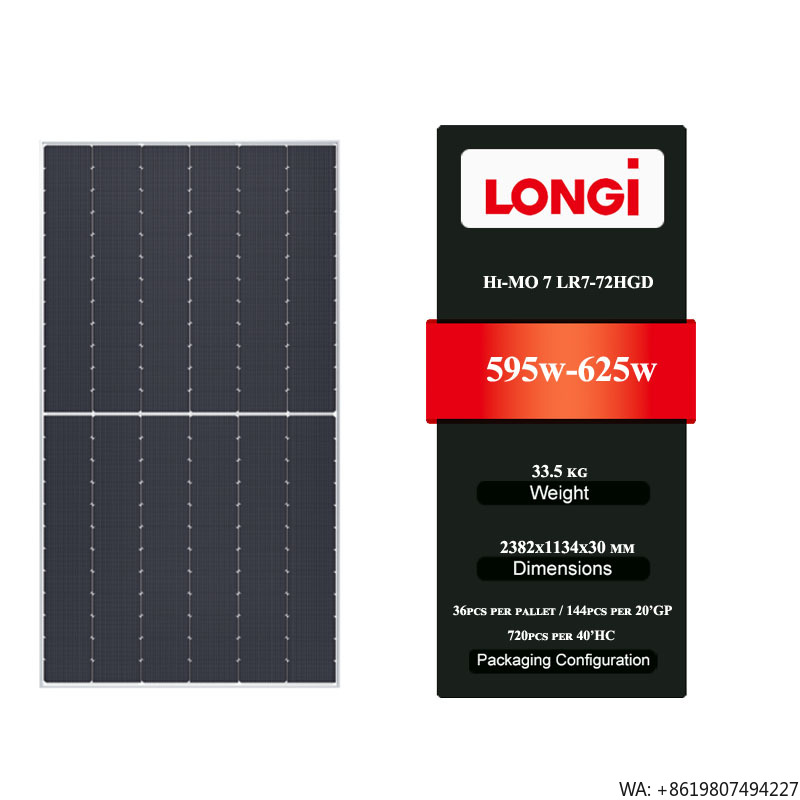 Longi Hi-MO 7 LR7-72HGD 595-62 - Longi Panel Hi-Mo 7 review and price